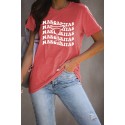 Red Margaritas Glass Print Short Sleeve T Shirt