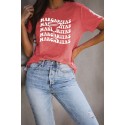 Red Margaritas Glass Print Short Sleeve T Shirt