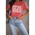 Red Margaritas Glass Print Short Sleeve T Shirt