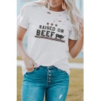 White Raised on Beef...