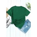 Green Amazing Grace Holiday Vibe Graphic Tee